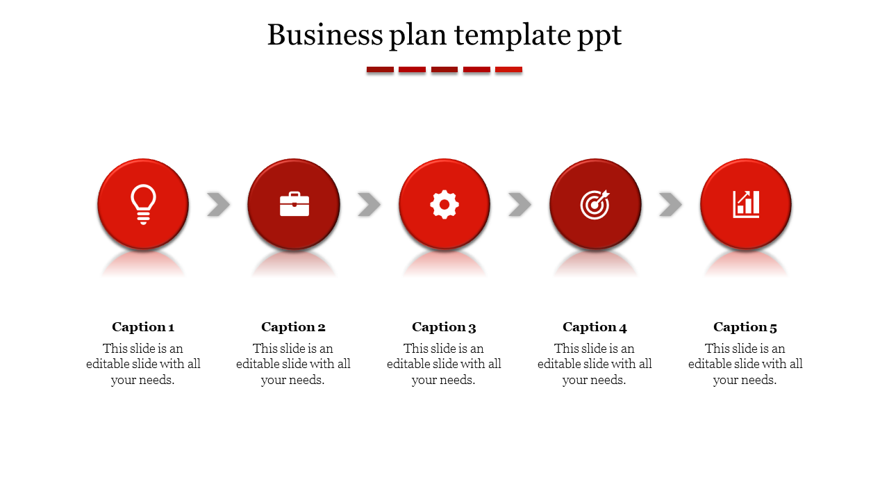 business plan template ppt-business plan template ppt-5-Red